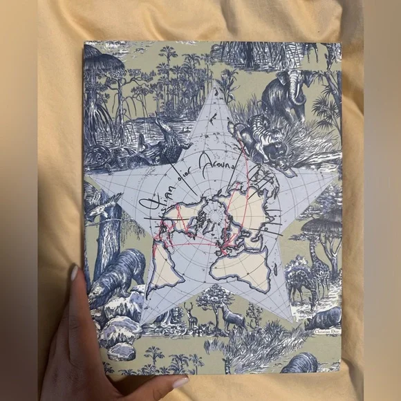 Dior Blue and Cream Women's Accessory Set - Picture 4 of 5